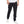 Load image into Gallery viewer, Person wearing black cargo jogger pants and white sneakers on a white background
