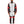 Load image into Gallery viewer, Person wearing a black, white, and red jumpsuit on a white background
