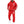 Load image into Gallery viewer, Hustle Gang Red tracksuit with white text and graphics on a white background
