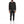 Load image into Gallery viewer, Black tracksuit with white and red accents on a white background
