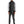 Load image into Gallery viewer, Person wearing a black and gray tracksuit with white stripes on a white background
