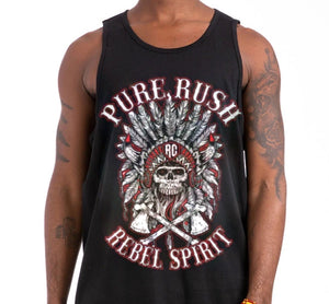 REBEL SPIRIT - shopluckyacesMEN TANK TOPRUSH COUTURE