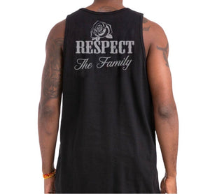 RESPECT THE FAMILY - shopluckyacesMEN TANK TOPCertified